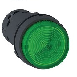Nút Nhấn Xanh Tự Giữ Có Đèn 220V 1No, Schneider XB7NJ03M1