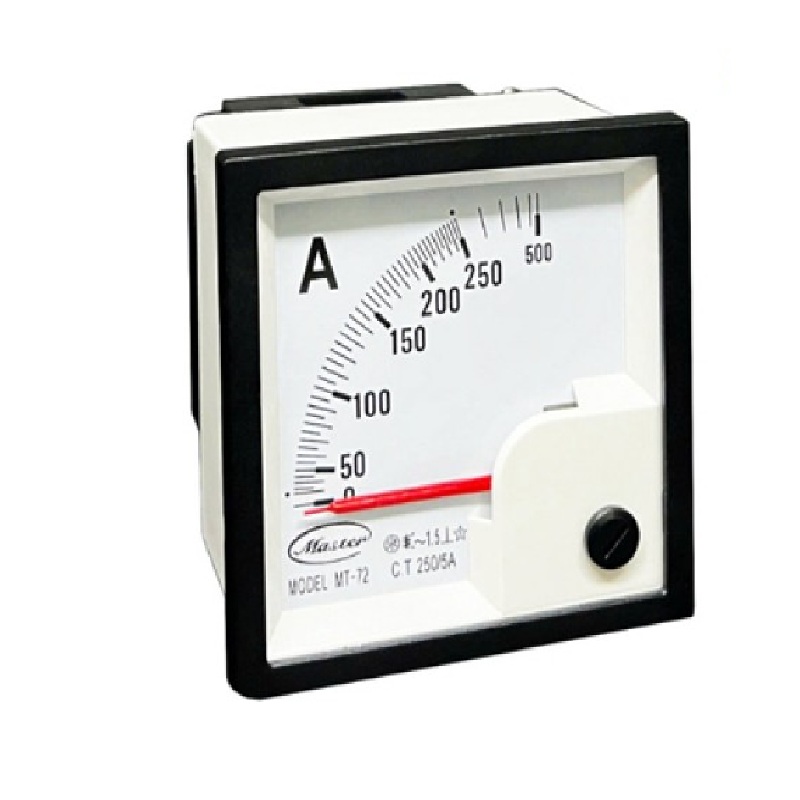 Đồng hồ Ampe 600/5A Size 72x72,  IP65, MT-72-600/5A-IP65 Master