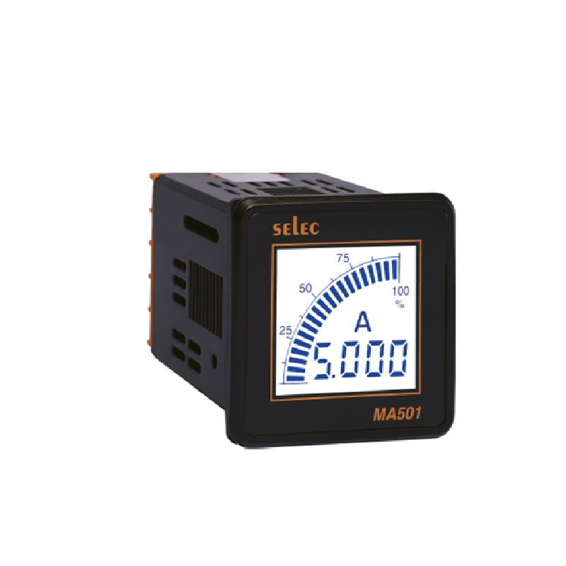 Đồng hồ tủ điện dạng số hiển thị dạng LCD, MA501 (48x48) Selec