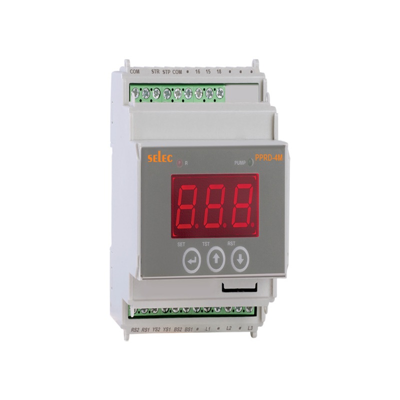 Rơ le bảo vệ hiển thị quá tải, quá dòng, thấp dòng, dòng hãm bằng màn hình LED 7 đoạn Selec