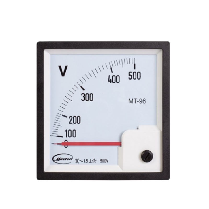 Đồng hồ volt 0-500VAC. Class 1.5, Size 96x96 IP65, MT-96-500V-IP65 Master
