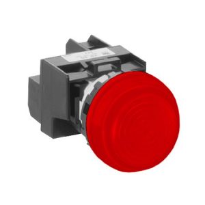 Đèn báo Idec vòm, bóng Led, 220V AC/DC, Ø22, màu đỏ, YW1P-2EQM3R