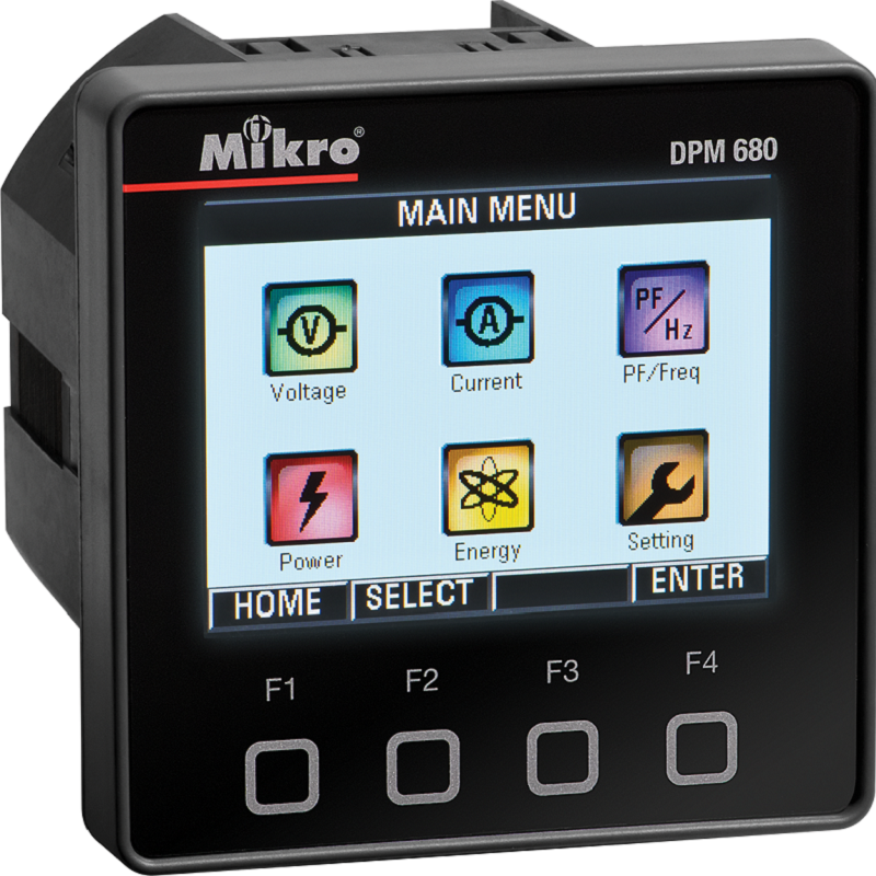 Đồng Hồ Đo Đa Năng Mikro DPM 680-415 AD (Truyền thông)