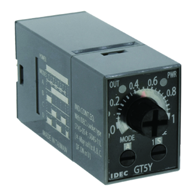 Timer Idec frame size nhỏ, chân dẹp, GT5Y-2SN6A200
