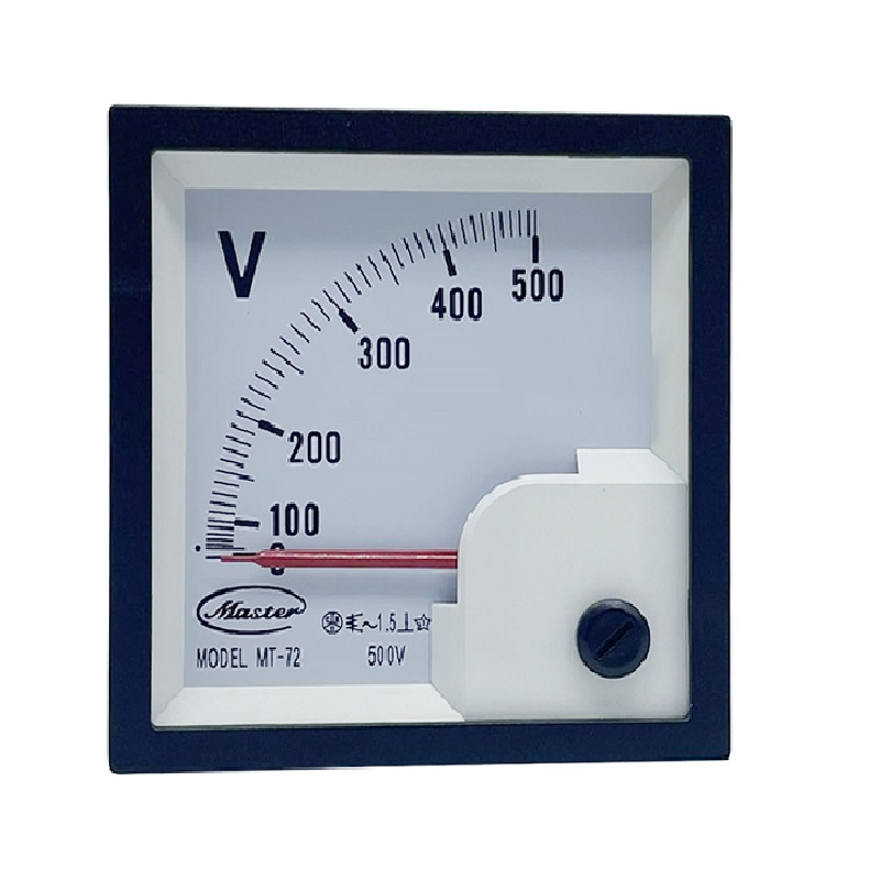 Đồng hồ volt 0-500VAC. Class 1.5, Size 72x72, IP65, MT-72-500V-IP65 Master