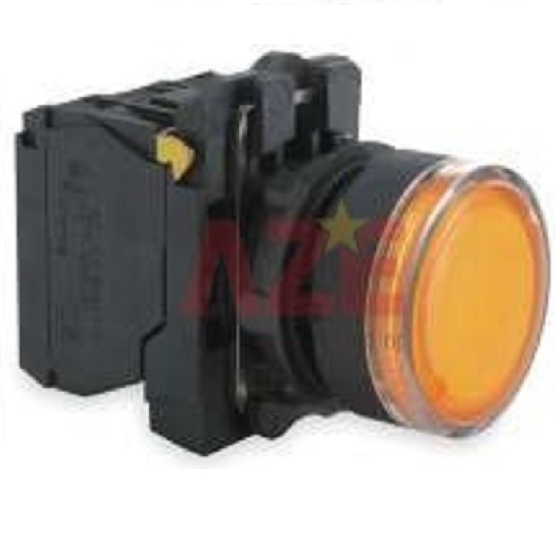 Nút nhấn ON có đèn 220VAC (1NO, Xanh lá), MT-PG-A101L Master