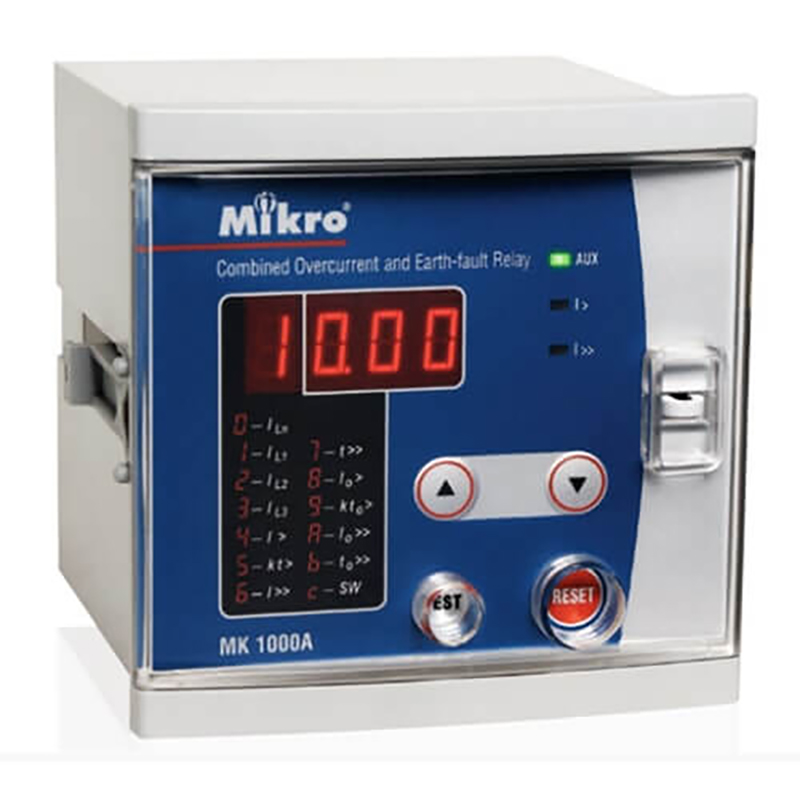 Relay bảo vệ kết hợp quá dòng và chạm đất Mikro MK1000A-240A